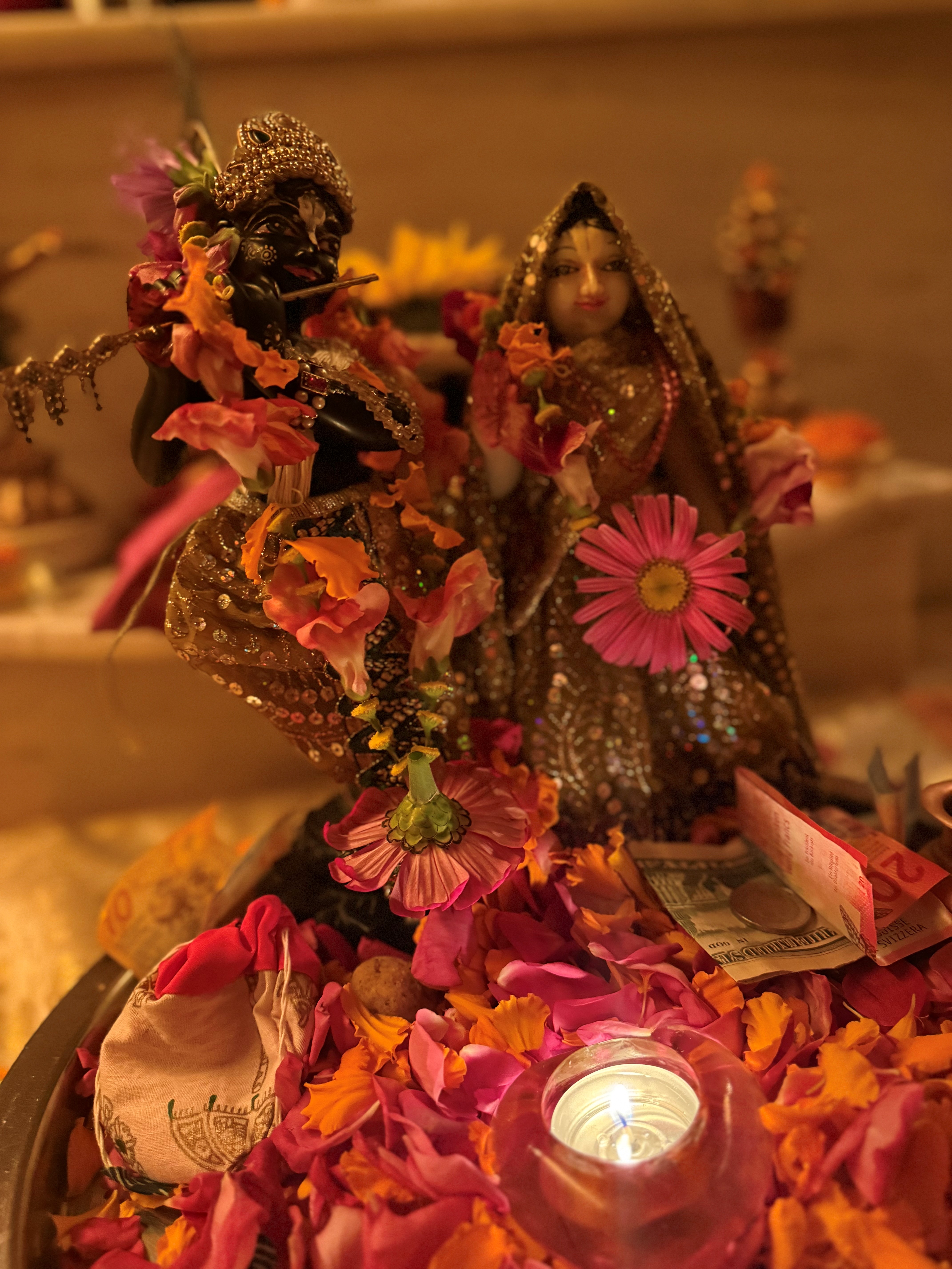 KRISHNA JANMASHTAMI im Tempel